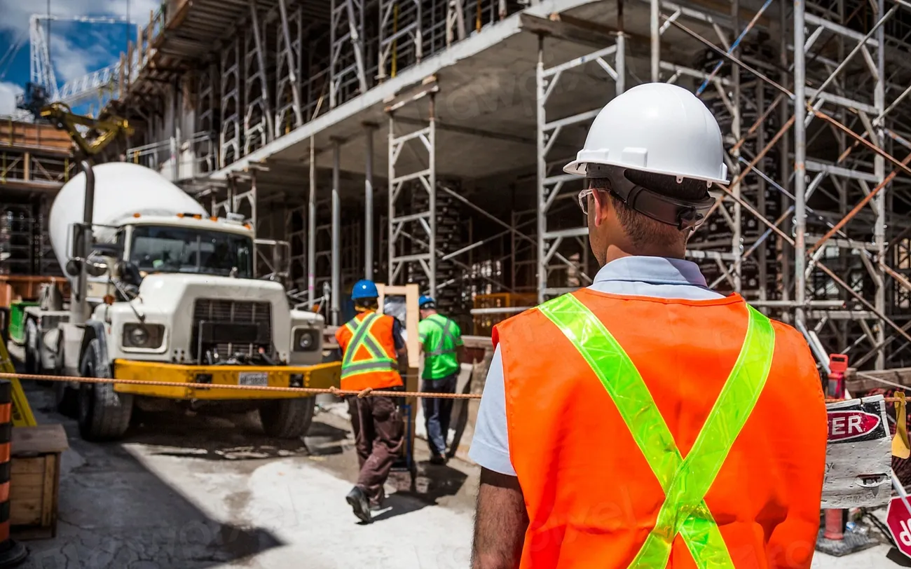 BuildX engineers on a construction site