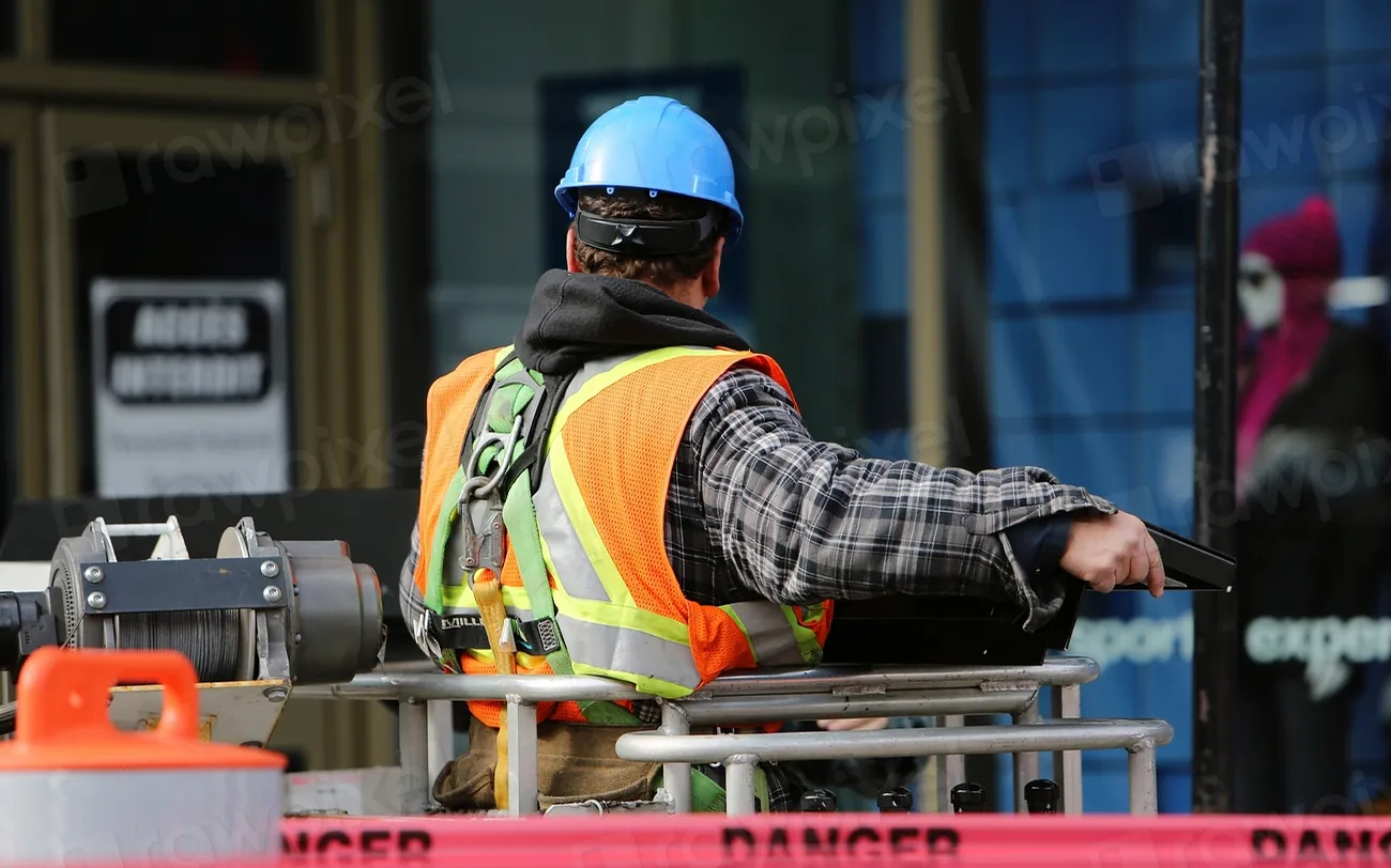 Engineer on site