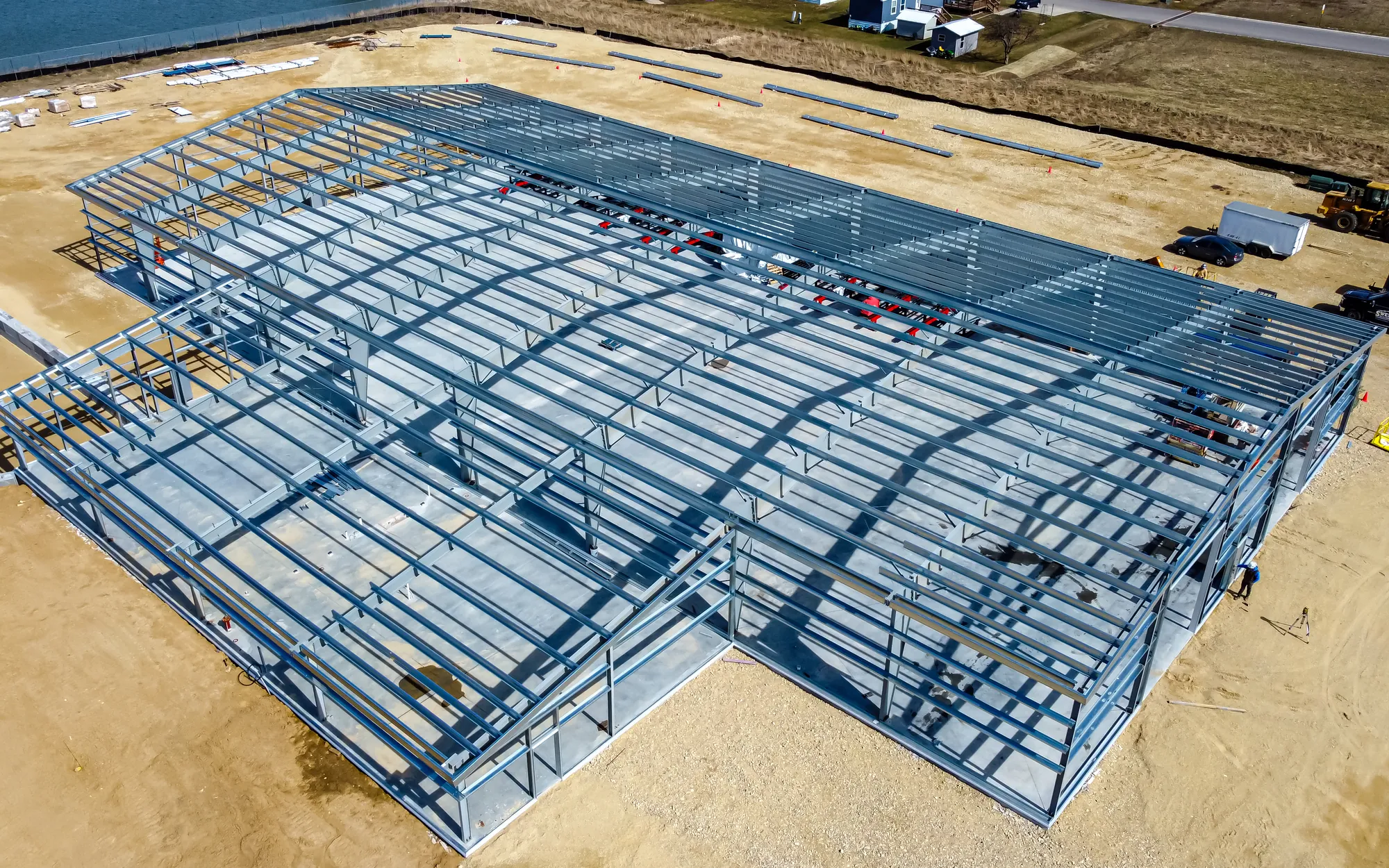 Steel frame structure