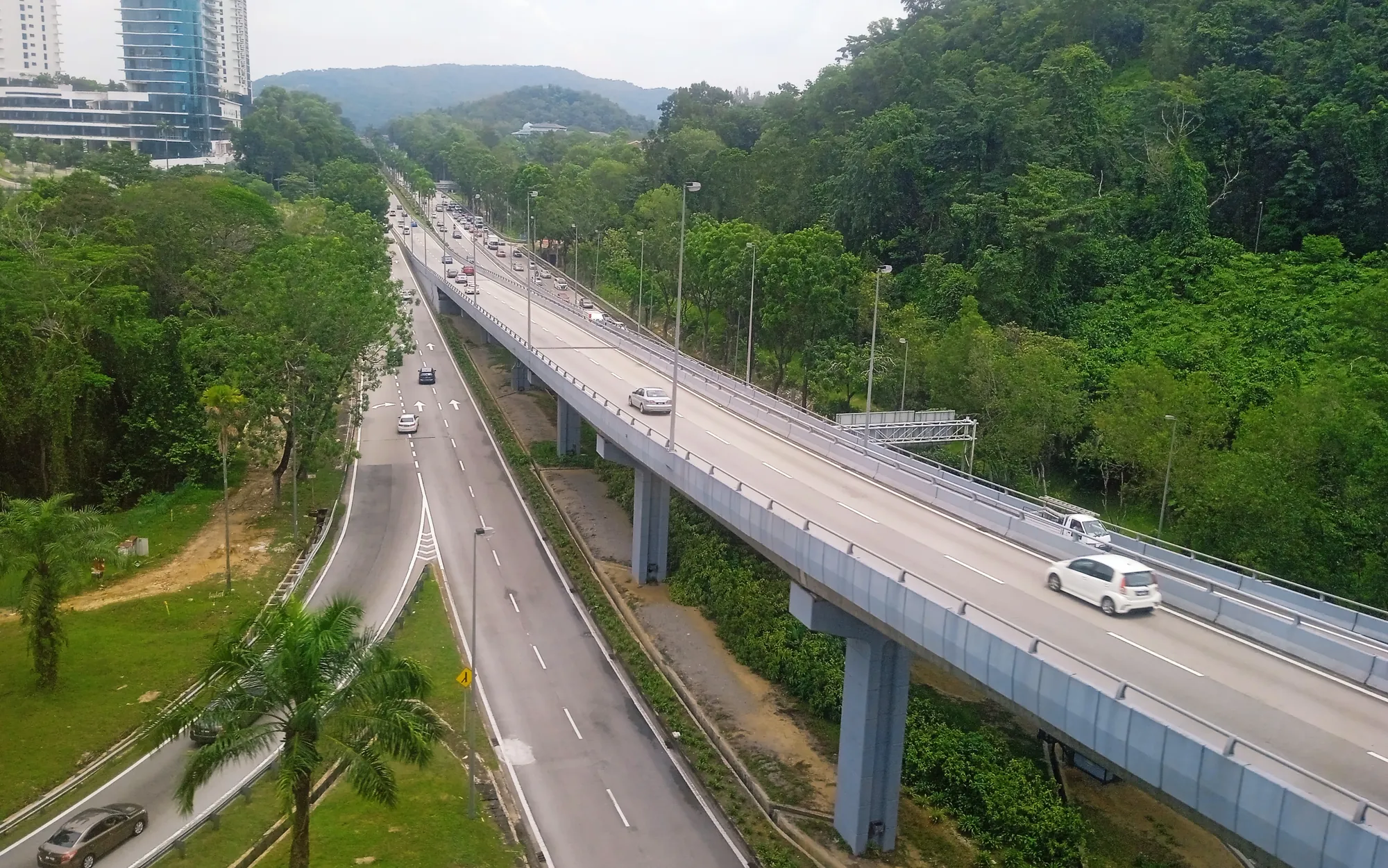 Highway viaduct
